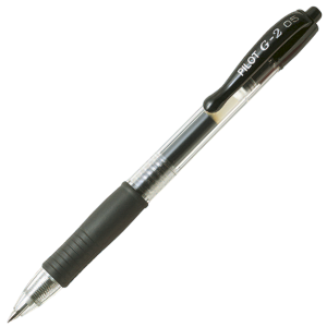 Pilot Pen Bl G2 05 X-Fine Retract Black