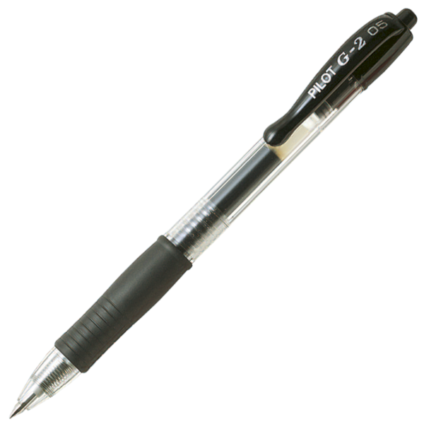 Pilot Pen Bl G2 05 X-Fine Retract Black