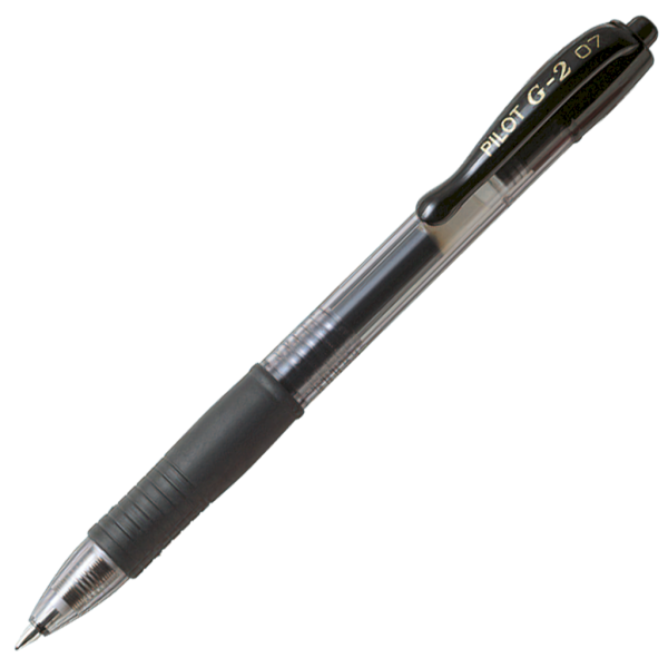 Pilot Pen Bl G2 07 Fine Retract Black