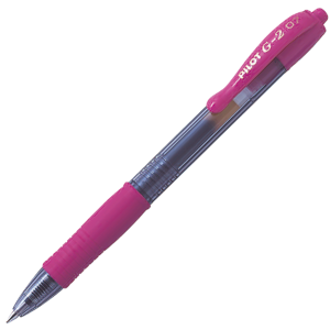 Pilot Pen Bl G2 07 Fine Retract Pink