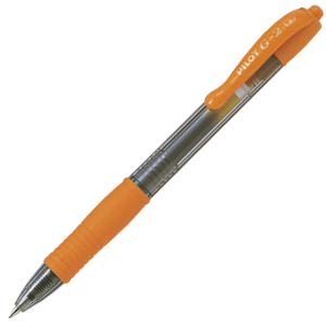 Pilot Pen Bl G2 07 Fine Retract Orange