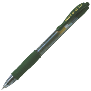 Pilot Pen Bl G2 07 Gel Med Gel Hunters Green