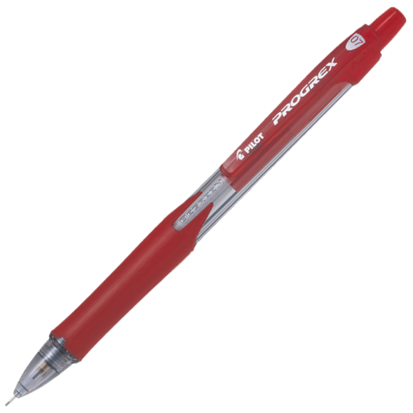 Pilot Progrex Clutch Pencil 0.7Mm Red Barrel