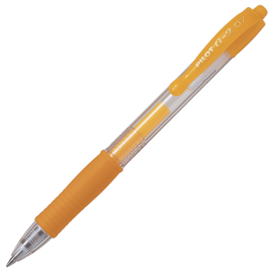 Pilot Pen Bl G2 07 Fine Retract Neon Apricot Orange