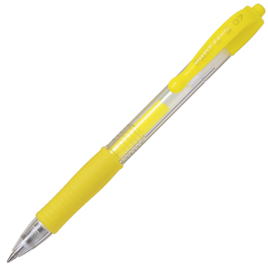 Pilot Pen Bl G2 07 Fine Retract Neon Yellow