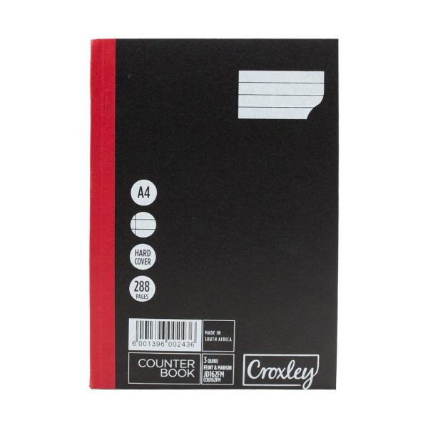 Croxley Counter Bk 3 Quire 288P F/M Jd162