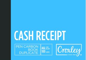 Croxley Cash Receipt A6 Dupl Bk Jd16Cr