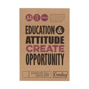 Croxley Exercise Bk A4 72P Unruled