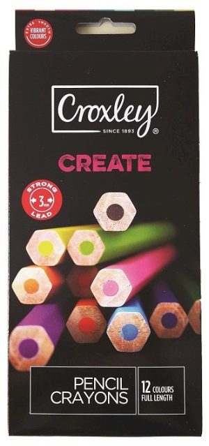 CROXLEY CREATE COLOUR PENCILS SET OF 12