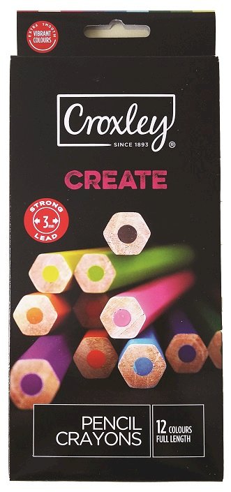 Croxley Colour Pencil Create 12'S  Full Length