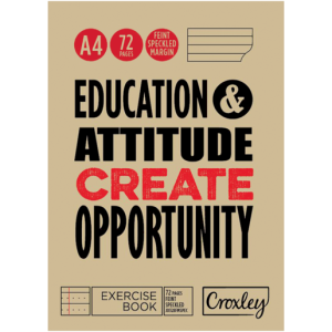 Croxley Exercise Bk A4 72P F/M Speckeld