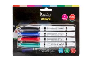 Croxley Whiteboard Marker Wallet 4'S