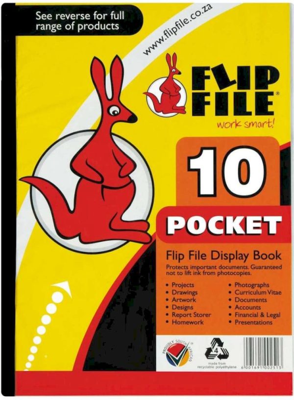 Flip File Display File A4 10 Pocket