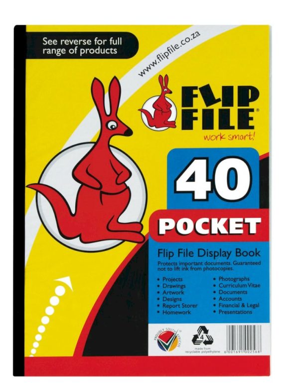 Flip File Display File A4 40 Pocket