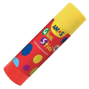 Amos Glue Stick 40G Red Daams05040R
