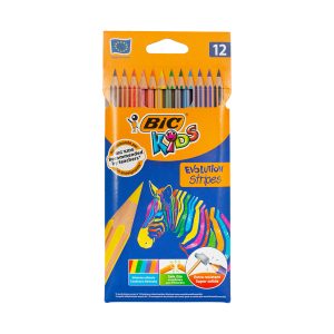 BIC Colouring Pencil Evolution Stripes Set of 12