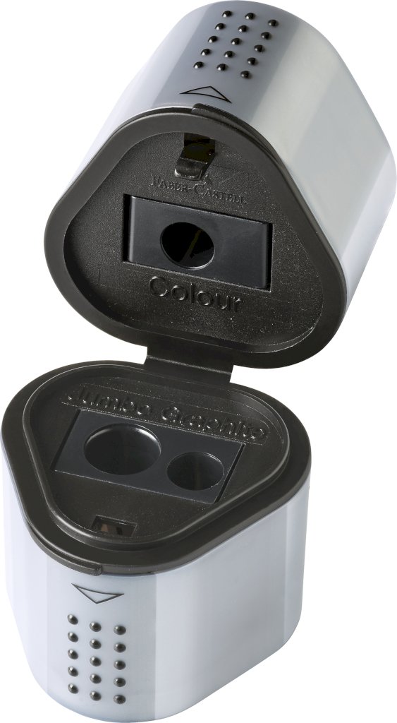 Faber Castell Trio Grip Sharpener Triangular Silver