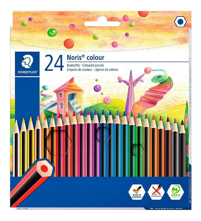 STAEDTLER NORIS COLOUR PENCILS SET OF 24