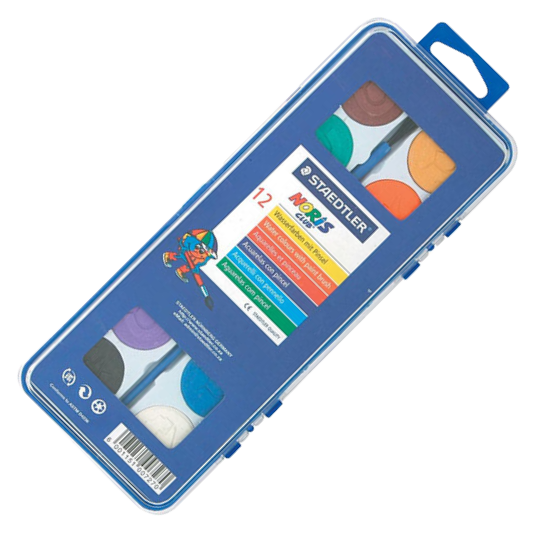 STAEDTLER NORIS WATERCOLOUR PAINT 12 COLOURS