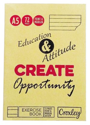 Croxley Exercise Book A5 72 Page F/M