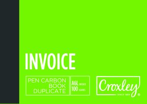 Croxley Invoice Duplicate Book A6 100 Page