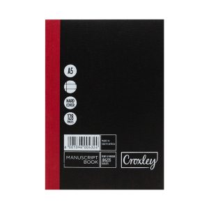 CROXLEY MANUSCRIPT BOOK A5 128 PAGE F/M