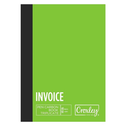 Croxley Invoice Triplicate Book A5 50 Page