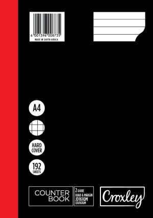 Croxley Counter Book 2 Quire A4 192 Page Q/M