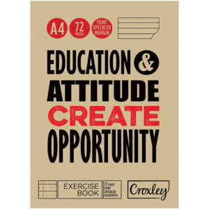Croxley Exercise Book Speckled A4 72 Page F/M