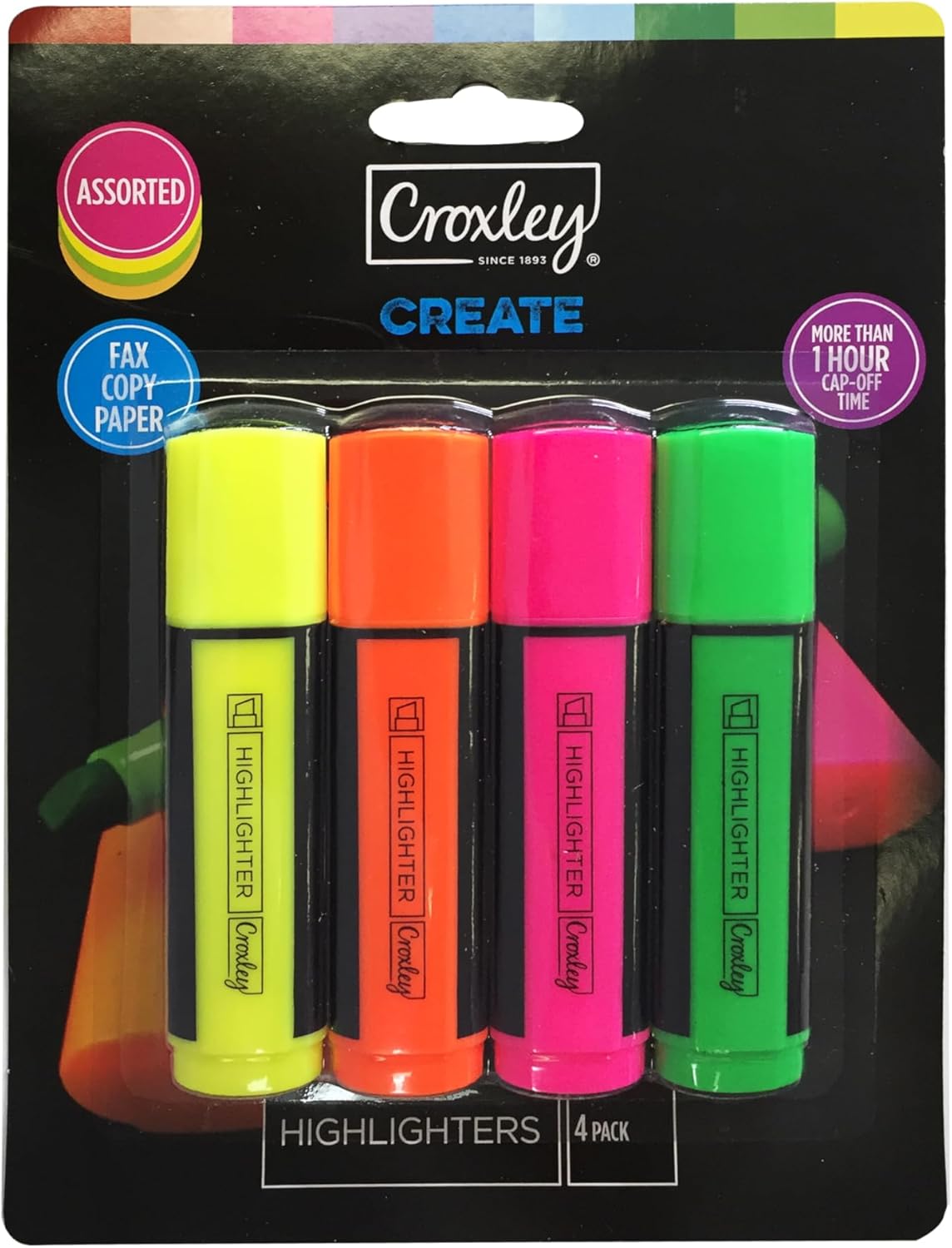 Croxley Create Highlighters Set of 4