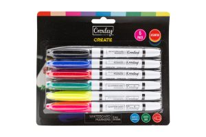 Croxley Create Whiteboard Markers Set of 6