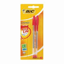 BIC Crystal Pen Xtra Life 2Up Red 1,0mm