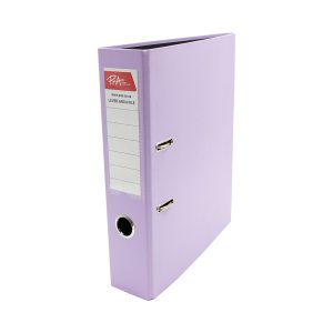 PNA Lever Arch File Pastel Lavender A4 75mm PP