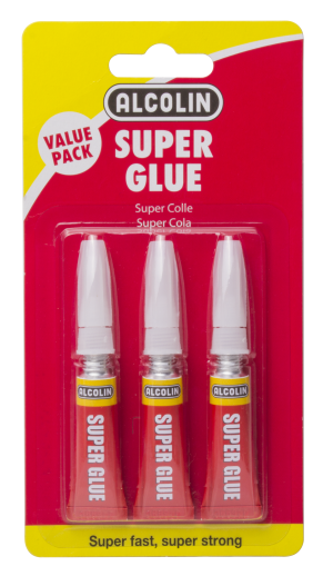 Alcolin Super Glue 3g Pack of 3