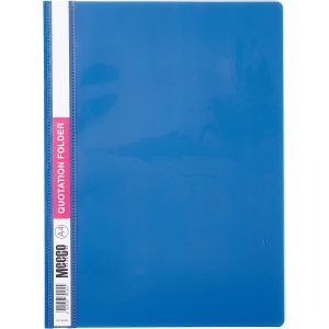 MEECO ECONOMY QUOTATION FOLDER BLUE A4