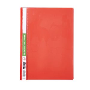 MEECO ECONOMY QUOTATION FOLDER RED A4