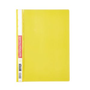 MEECO ECONOMY QUOTATION FOLDER YELLOW A4