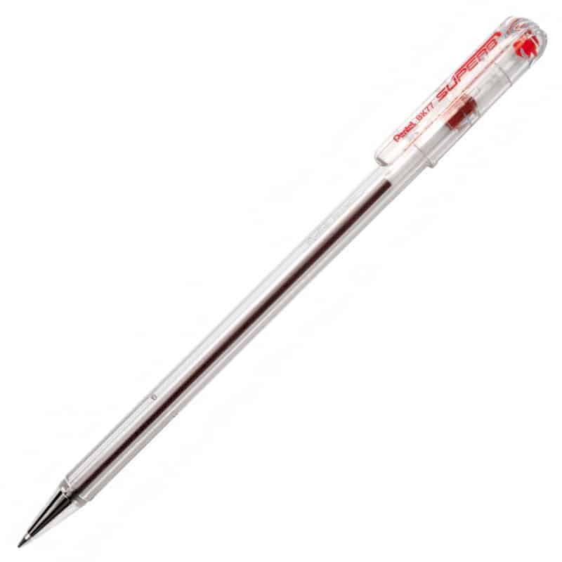 PENTEL SUPERB BALLPOINT PEN RED 0,7MM