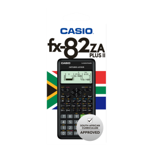 CASIO FX-82ZA PLUS II SCIENTIFIC CALCULATOR BLACK