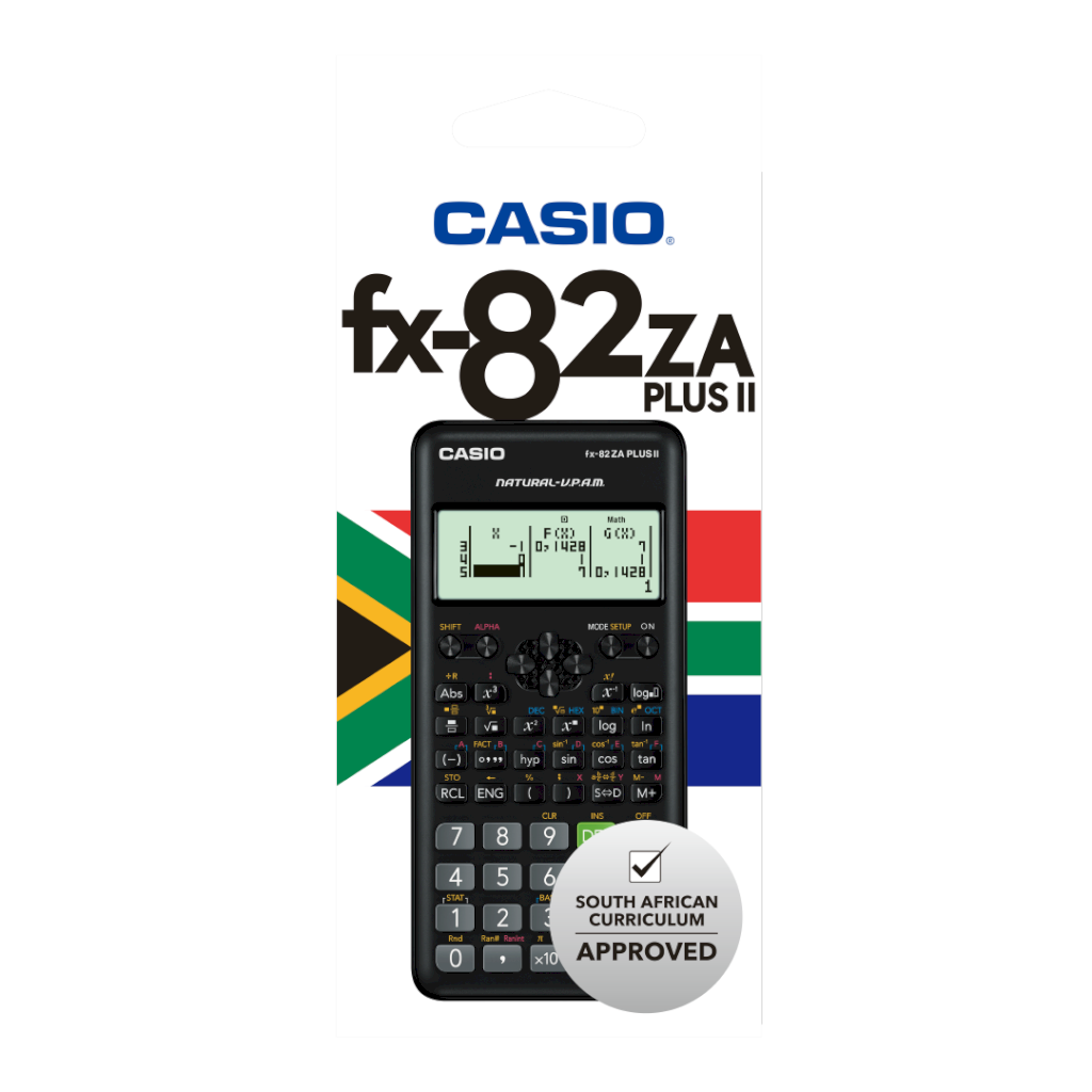 CASIO FX-82ZA PLUS II SCIENTIFIC CALCULATOR BLACK