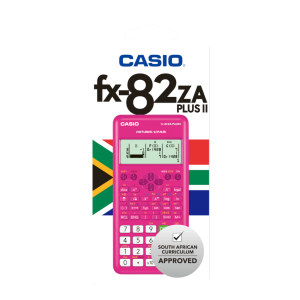 CASIO FX-82ZA PLUS II SCIENTIFIC CALCULATOR PINK