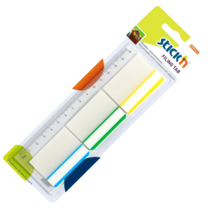STICK'N FILING TABS REPOSITIONABLE FRAMED SET OF 3 (30 TABS)