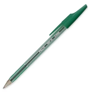 PILOT BALLPOINT PEN FINE GREEN 0,7MM
