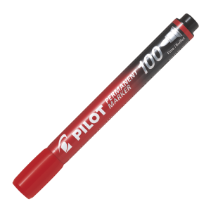 PILOT PERMANENT MARKER BULLET POINT RED