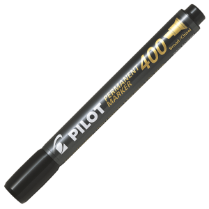 PILOT PERMANENT MARKER CHISEL POINT BLACK