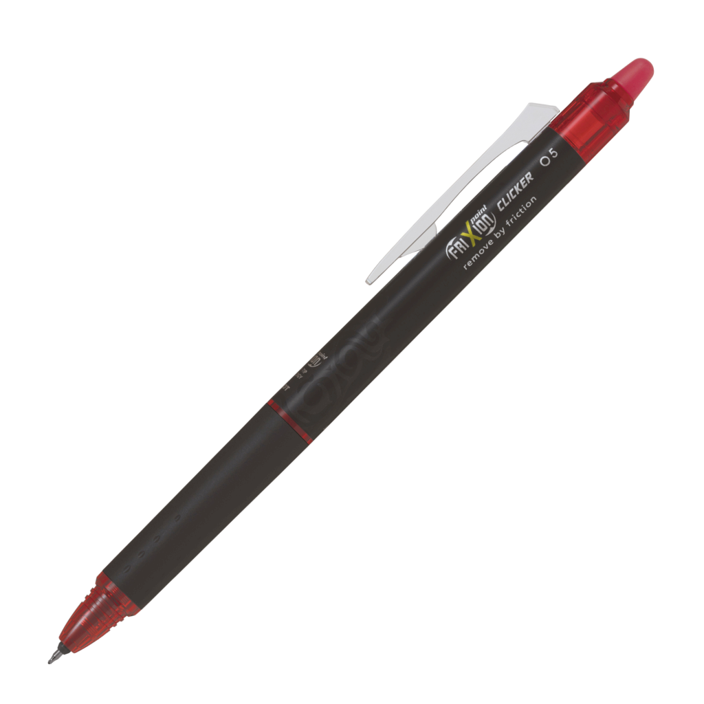 PILOT FRIXION CLICKER PEN RED 0,5MM