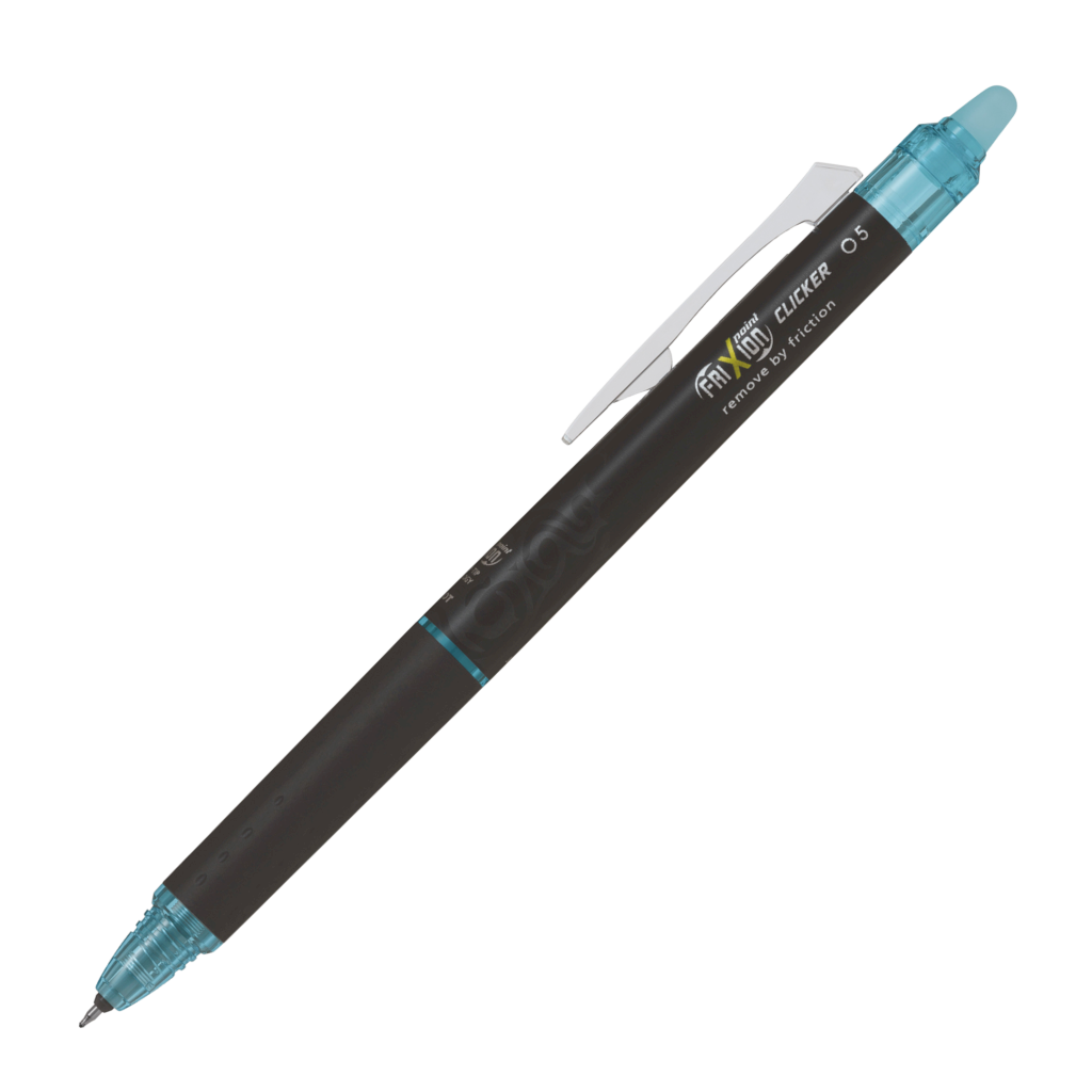 PILOT FRIXION CLICKER PEN LIGHT BLUE 0,5MM