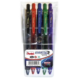PENTEL ENERGEL-X PENS WALLET OF 5
