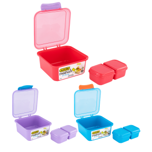 ADDIS MUNCH SQUARE LUNCH BOX 1,15L ASSORTED