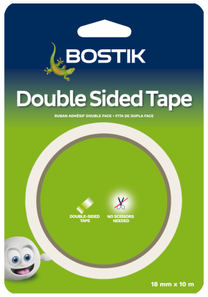 BOSTIK DOUBLE SIDED TAPE 18MMX10M